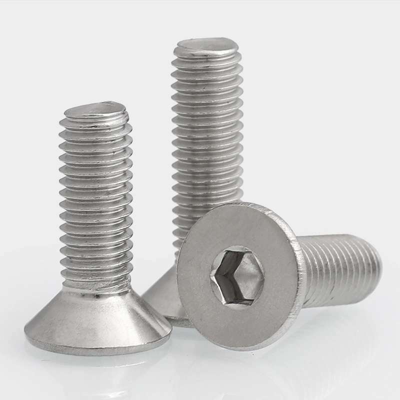 Stainless Steel DIN7991 M3-M16 Hex Socket Countersunk Flat Head Screws