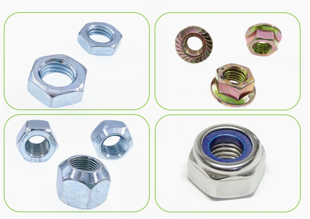 Carbon Steel and Stainless Steel Hex Nuts / DIN934/ISO4032 / ANSI B18.2.2 / ASTM A194 2h